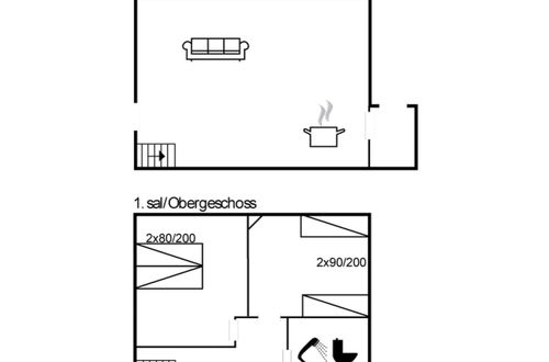Foto 2 - Apartamento de 2 quartos em Rømø com terraço