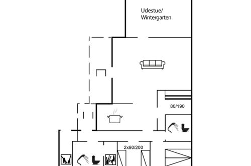 Foto 2 - Casa de 3 quartos em Hvide Sande com terraço e sauna