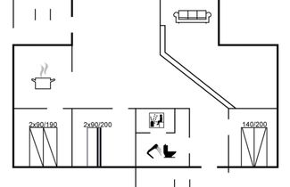 Foto 2 - Casa con 3 camere da letto a Klitmøller con terrazza e sauna
