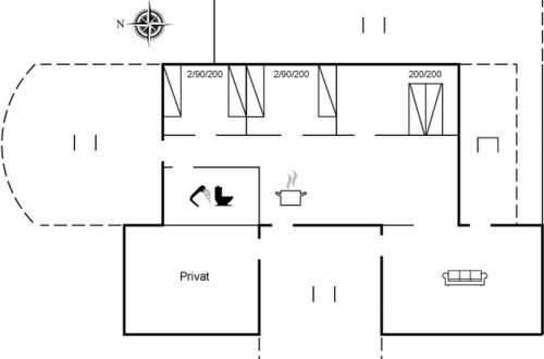 Photo 2 - Maison de 3 chambres à Rømø avec terrasse