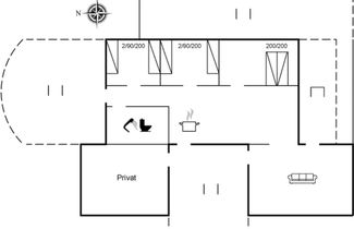 Photo 2 - Maison de 3 chambres à Rømø avec terrasse