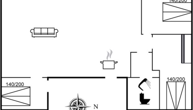 Casa de 3 quartos em Klitmøller com terraço - Foto 2