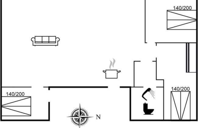 Casa de 3 quartos em Klitmøller com terraço - Foto 2