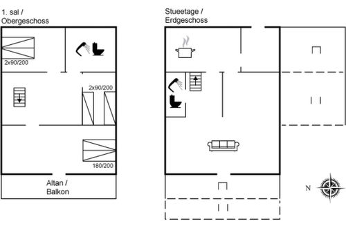 Foto 1 - Haus mit 3 Schlafzimmern in Rømø mit terrasse