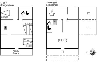 Foto 1 - Casa de 3 quartos em Rømø com terraço