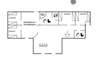 Foto 2 - Casa de 4 quartos em Saltum com terraço e sauna