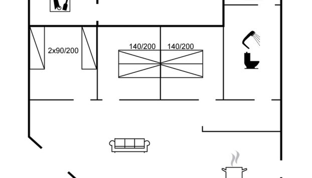 Casa con 3 camere da letto a Thisted con terrazza e sauna - Foto 2