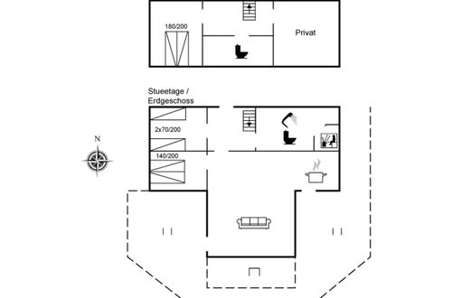 Foto 36 - Casa con 5 camere da letto a Rømø con terrazza e sauna