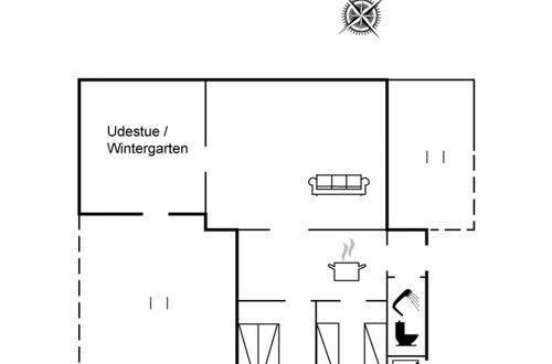 Foto 2 - Casa de 2 quartos em Sydals com terraço