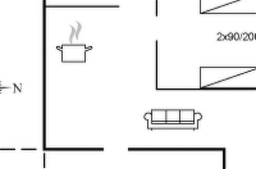 Foto 13 - Haus mit 2 Schlafzimmern in Hals mit terrasse und sauna