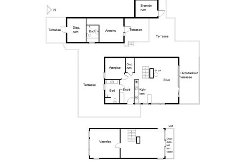 Foto 2 - Casa de 2 quartos em Fur com terraço