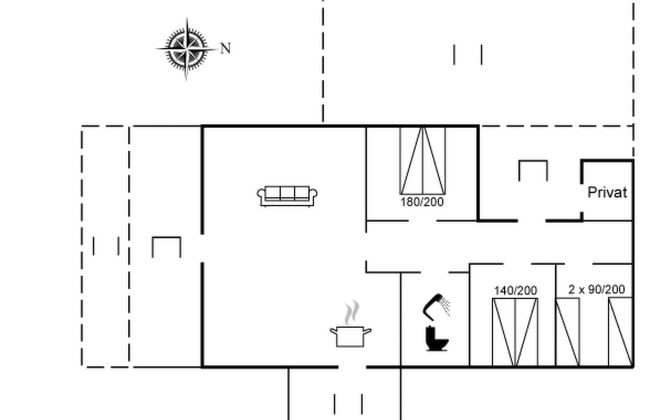 Haus mit 3 Schlafzimmern in Knebel mit terrasse - Foto 2