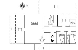Photo 2 - 3 bedroom House in Knebel with terrace