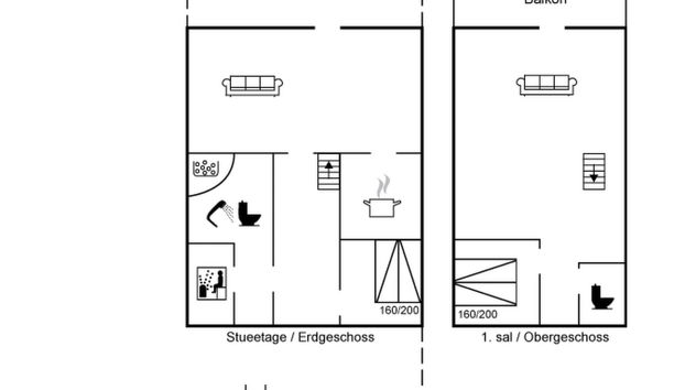 Haus mit 2 Schlafzimmern in Hejsager Strand mit terrasse und sauna - Foto 2