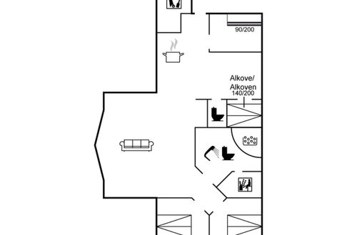 Foto 2 - Casa de 3 quartos em Tarm com terraço e sauna