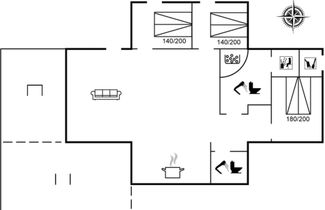 Foto 2 - Casa de 3 quartos em Hirtshals com terraço e sauna