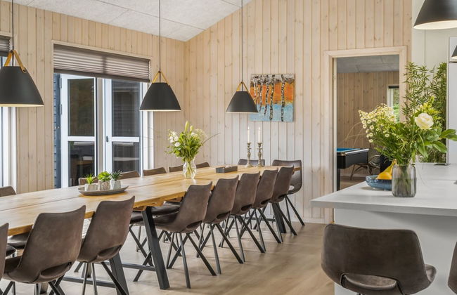 Casa de 9 quartos em Ålbæk com piscina privada e terraço - Foto 14