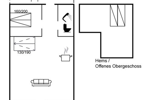 Foto 21 - Apartamento de 1 quarto em Løkken