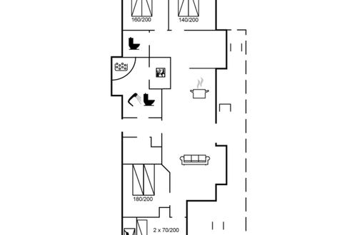 Foto 2 - Casa de 4 quartos em Hasle com terraço e sauna