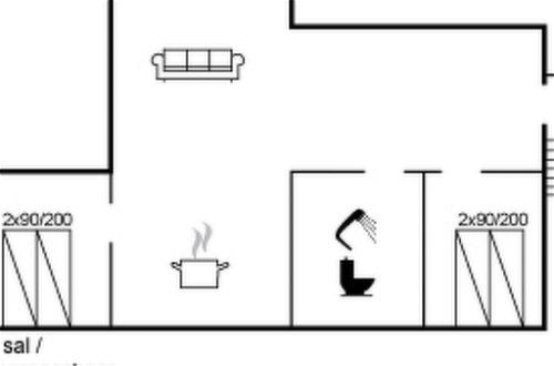 Foto 22 - Apartment mit 2 Schlafzimmern in Gudhjem mit terrasse