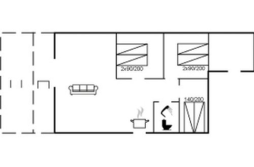Foto 23 - Haus mit 3 Schlafzimmern in Aakirkeby mit terrasse