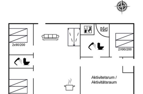 Foto 2 - Casa de 3 quartos em Løkken com terraço e sauna