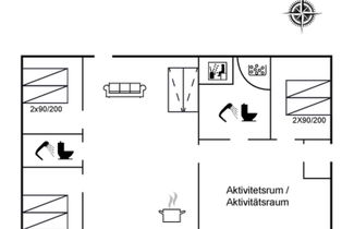 Foto 2 - Casa de 3 quartos em Løkken com terraço e sauna