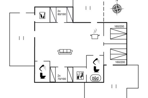 Foto 2 - Casa de 4 quartos em Løkken com terraço e sauna