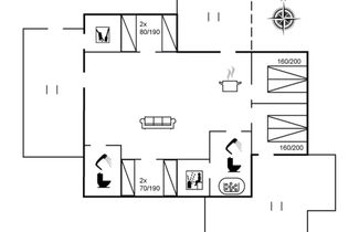 Foto 2 - Casa de 4 quartos em Løkken com terraço e sauna