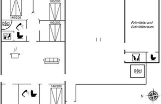Foto 3 - Casa de 4 quartos em Løkken com terraço e sauna