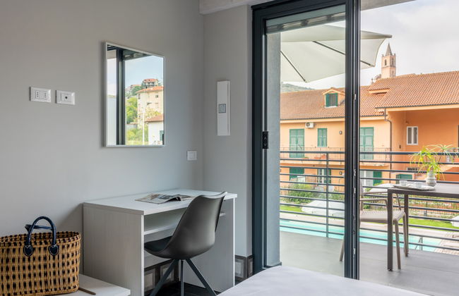 Apartamento de 1 quarto em Imperia com piscina e jardim - Foto 17