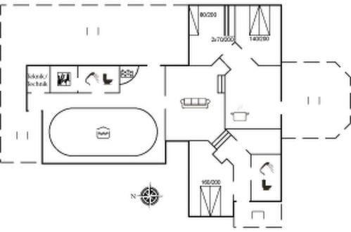 Foto 26 - Haus mit 4 Schlafzimmern in Saltum mit privater pool und terrasse
