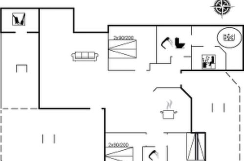 Foto 30 - Casa con 3 camere da letto a Klitmøller con terrazza e sauna