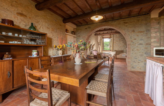 Apartamento de 2 quartos em Cinigiano com piscina e jardim - Foto 7