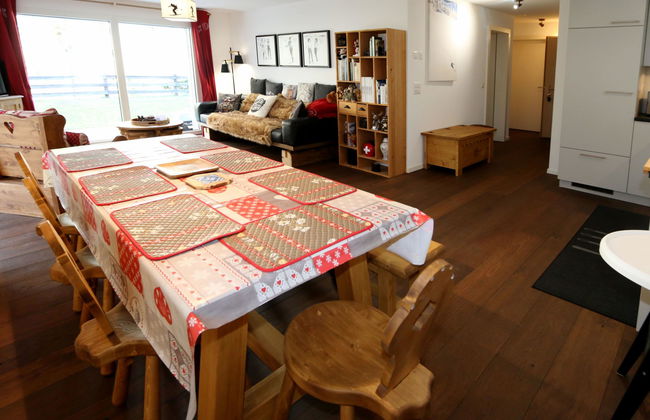 Apartamento de 2 quartos em Saas-Fee com jardim - Foto 6