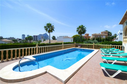Foto 19 - Casa de 3 habitaciones en Calpe con piscina privada y vistas al mar