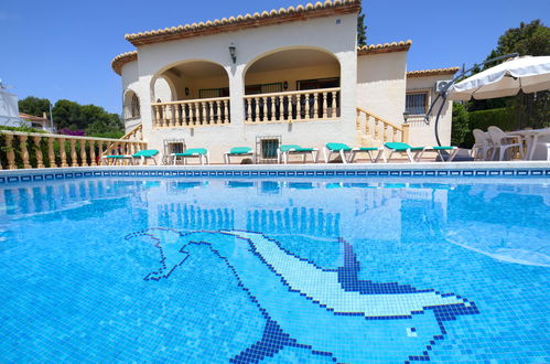 Foto 18 - Casa de 3 habitaciones en Calpe con piscina privada y vistas al mar