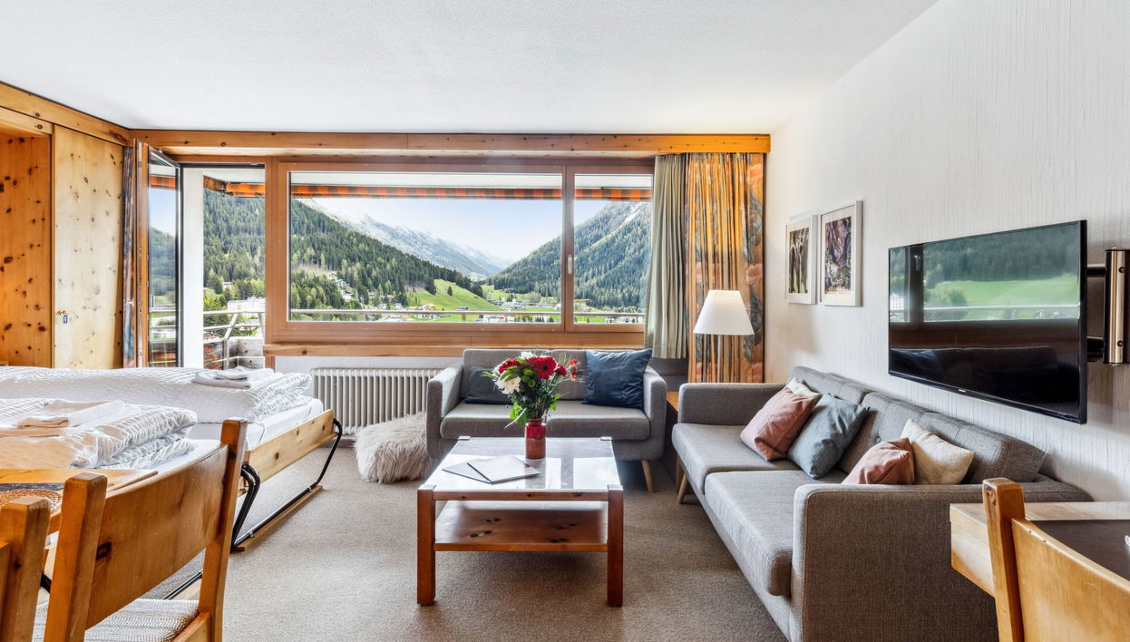 Apartment mit 2 Schlafzimmern in Davos mit schwimmbad und sauna - Foto 1