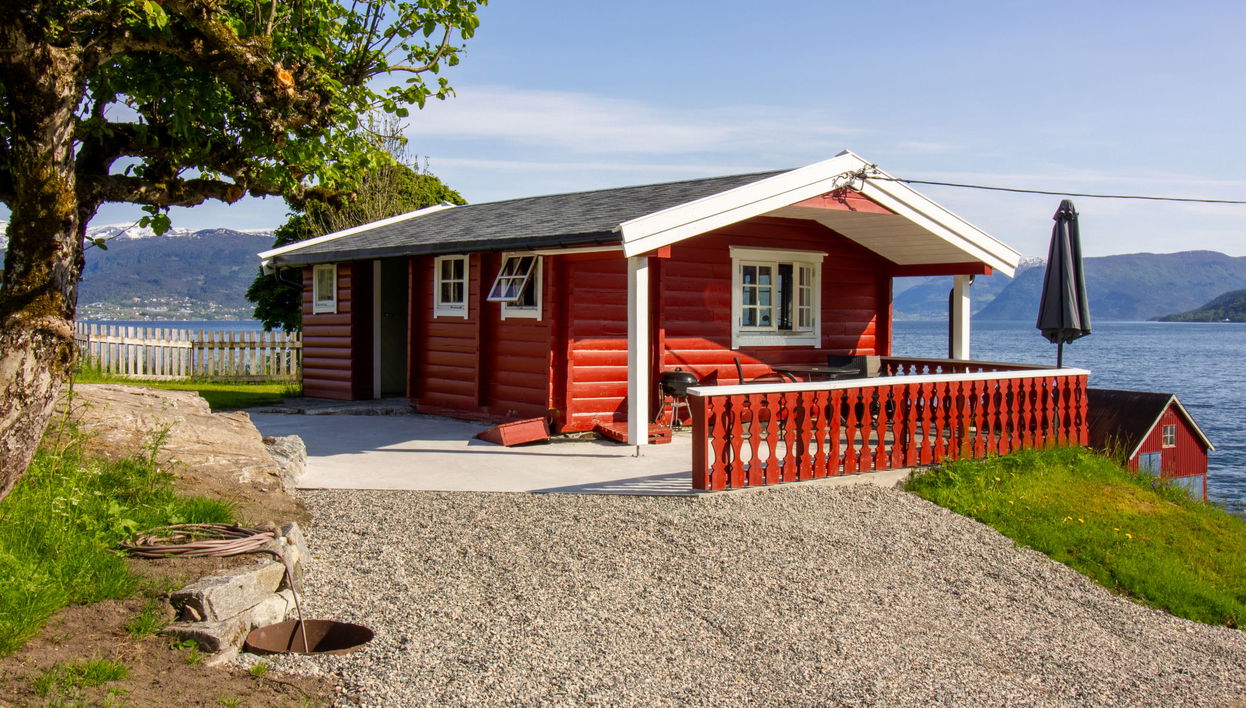 Casa de 1 quarto em Balestrand com jardim e terraço - Foto 1