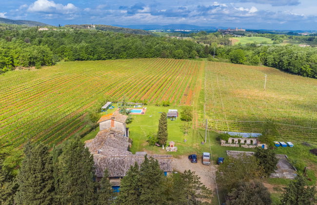 Apartamento de 3 quartos em Monteriggioni com piscina e jardim - Foto 22