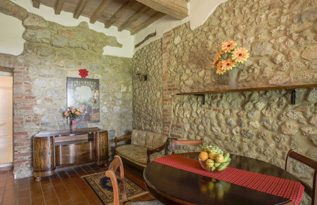 Apartamento de 3 quartos em Monteriggioni com piscina e jardim - Foto 6