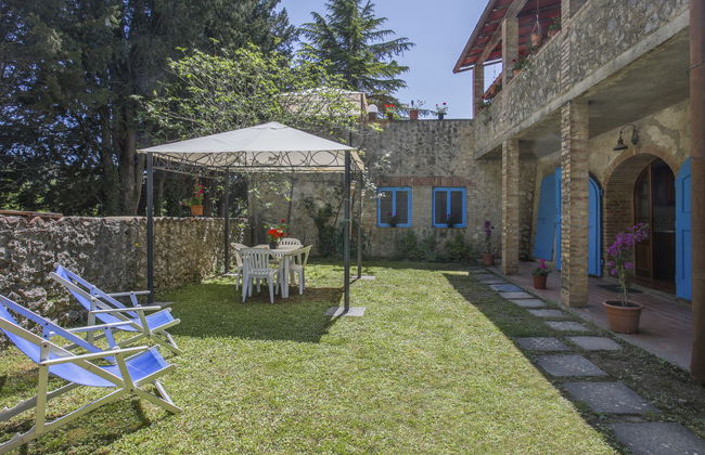 Apartamento de 3 quartos em Monteriggioni com piscina e jardim - Foto 13