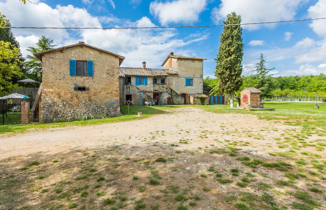Apartamento de 3 quartos em Monteriggioni com piscina e jardim - Foto 5