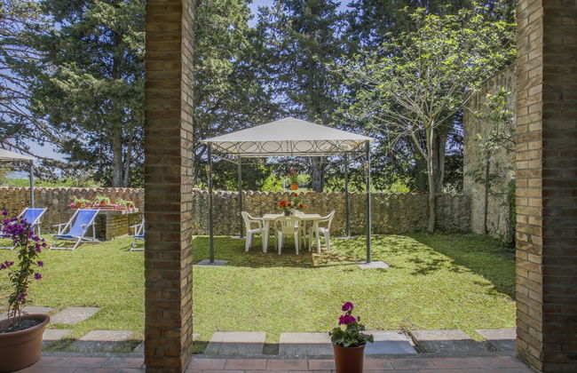 Apartamento de 3 quartos em Monteriggioni com piscina e jardim - Foto 40