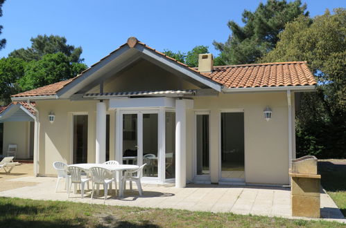 Foto 18 - Casa de 4 quartos em Lacanau com piscina privada e terraço