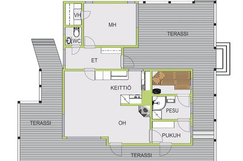 Foto 11 - Haus mit 1 Schlafzimmer in Lohja mit sauna