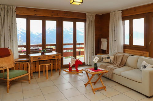 Foto 2 - Apartamento de 2 quartos em Nendaz com piscina e vista para a montanha