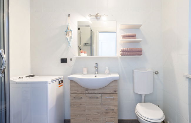Apartamento de 2 quartos em Cipressa com piscina e jardim - Foto 27