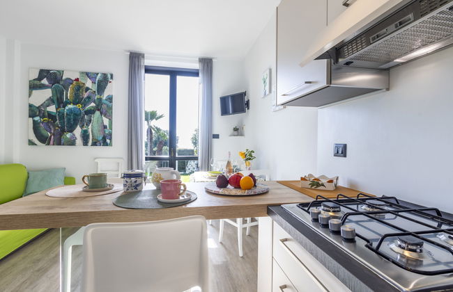 Apartamento de 2 quartos em Cipressa com piscina e jardim - Foto 8