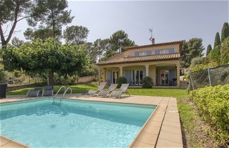 Foto 1 - Casa con 3 camere da letto a Saint-Cyr-sur-Mer con piscina privata e vista mare